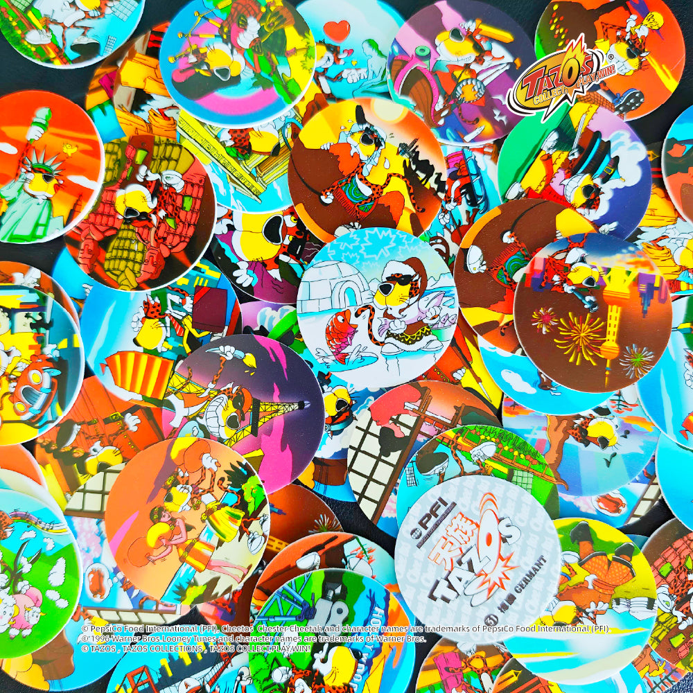 Tazos Chester Cheetah World Series Album Full Set (40/40)