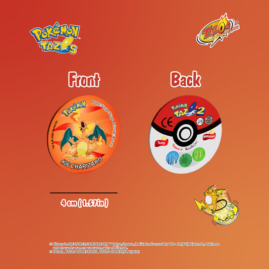 Tazos Pokémon Matutano & Tasty Set 2 Album Full Set (100/100)