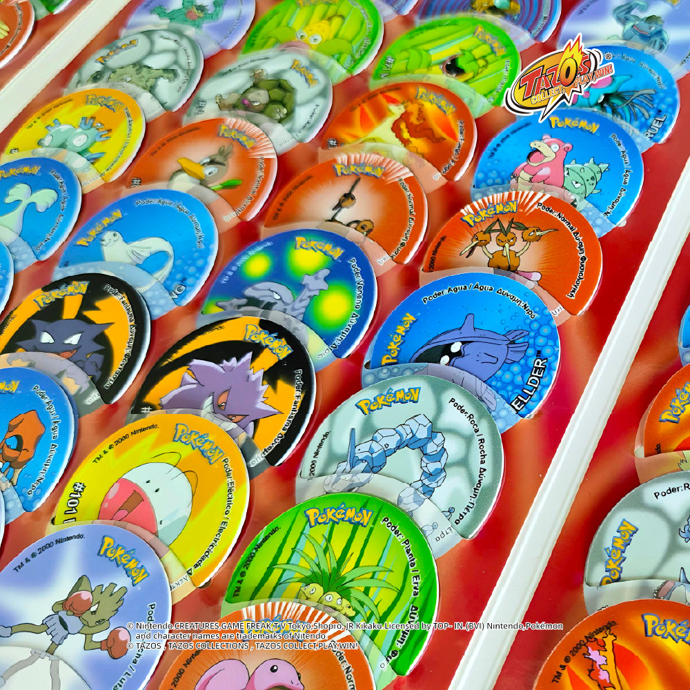 Tazos Pokémon Matutano & Tasty Set 2 Album Full Set (100/100)
