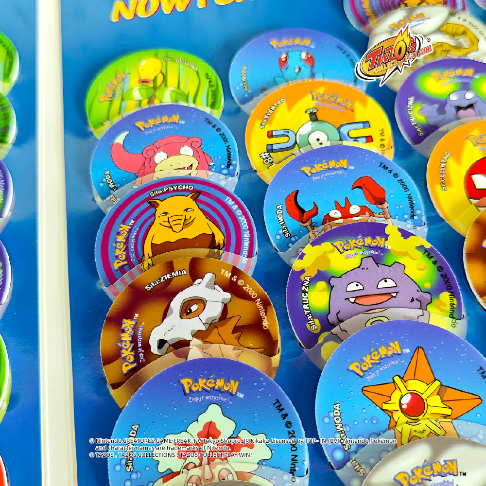 Tazos Pokémon Set 1 Album Full Set Poland Lays Edition (51/51)