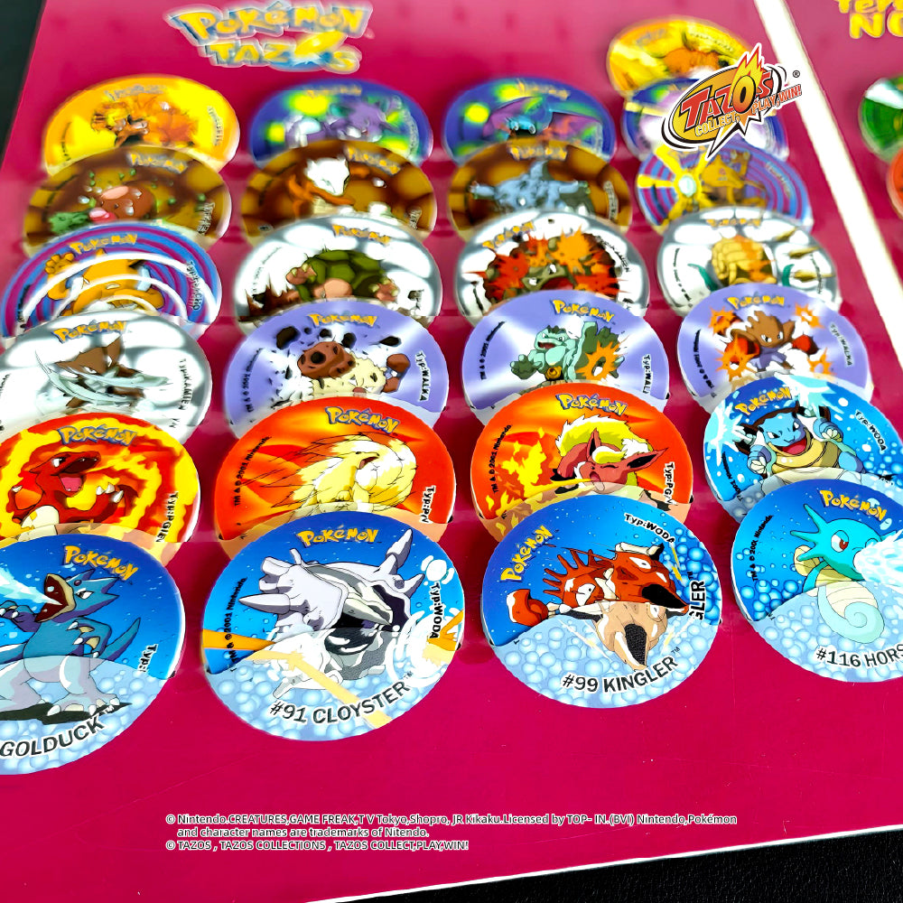 Tazos Pokémon Set 2 Album Full Set Poland Lays Edition (50/50)