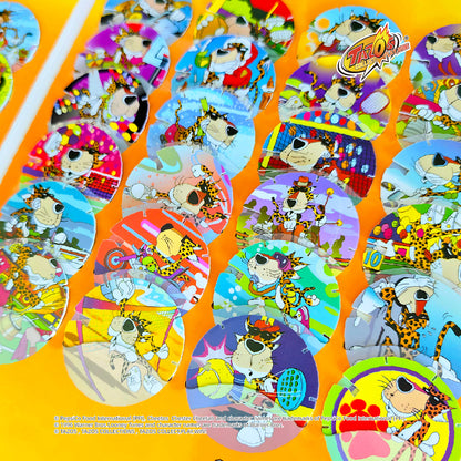 Tazos Chester Cheetah Sports Series Album Full Set (64/64)