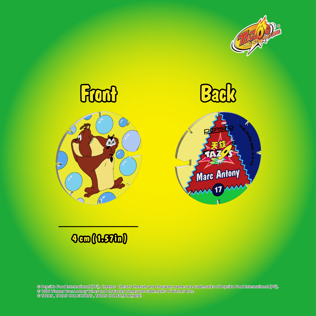 Tazos Looney Tunes Classic Series Album Full Set (40/40)