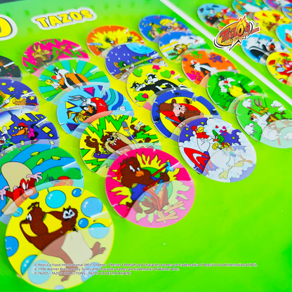 Tazos Looney Tunes Classic Series Album Full Set (40/40)