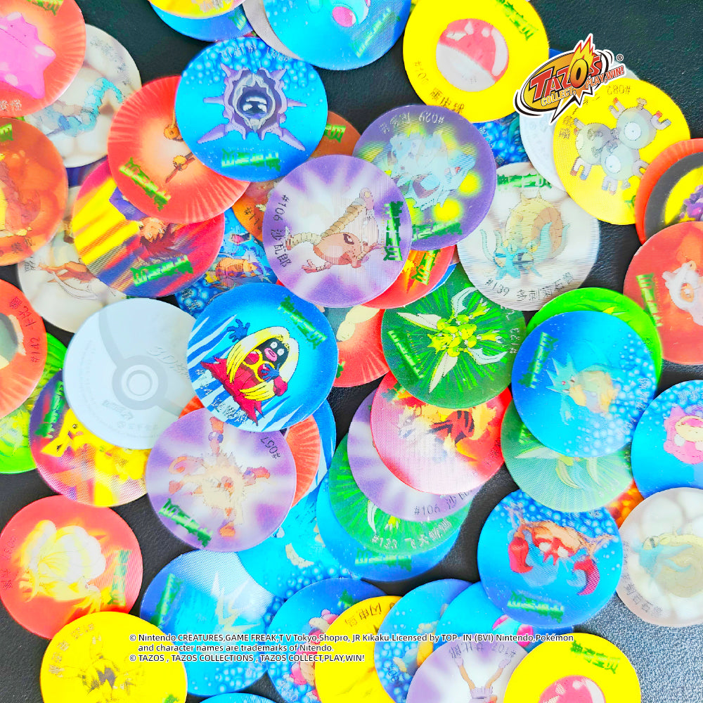 Tazos Pokémon 3d Holographic Series Album Full Set (88/88)