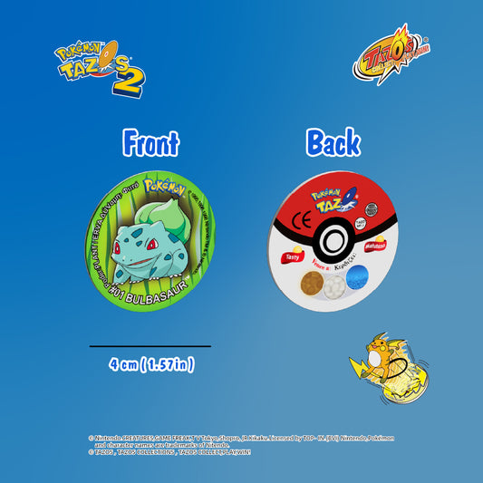 Tazos Pokémon Matutano & Tasty Set 1 Album Full Set (81/81)