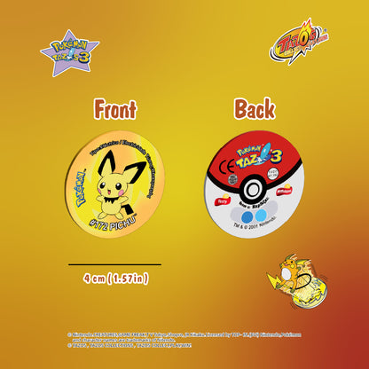Tazos Pokémon Matutano & Tasty Set 3 Album Full Set (90/90)