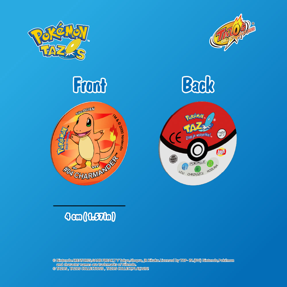 Tazos Pokémon Set 1 Album Full Set Poland Lays Edition (51/51)