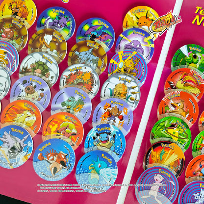 Tazos Pokémon Set 2 Album Full Set Poland Lays Edition (50/50)